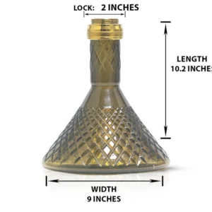 VG France Sultan Hookah - Replacement Base Only with Lock (Grey)